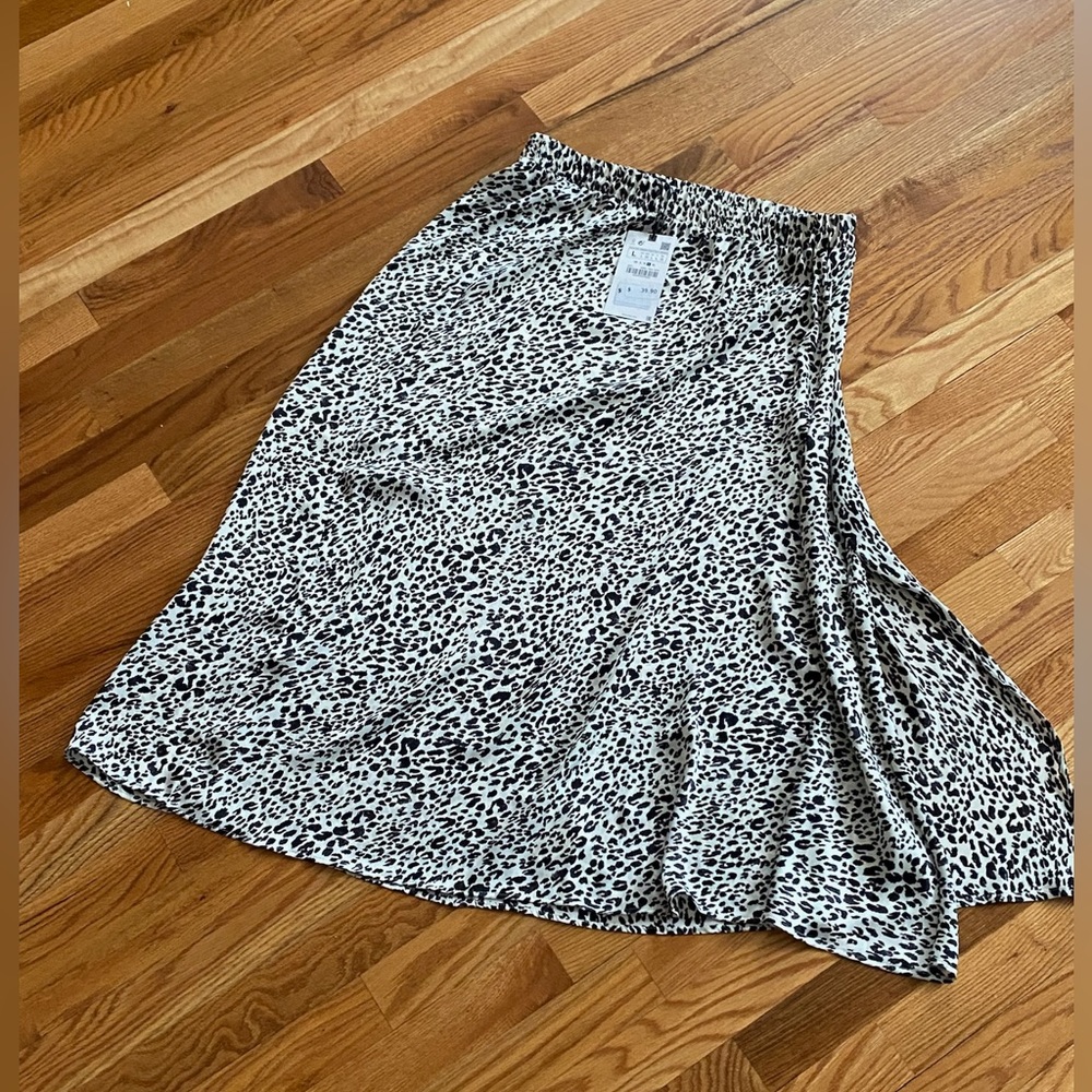 Zara cheetah skirt